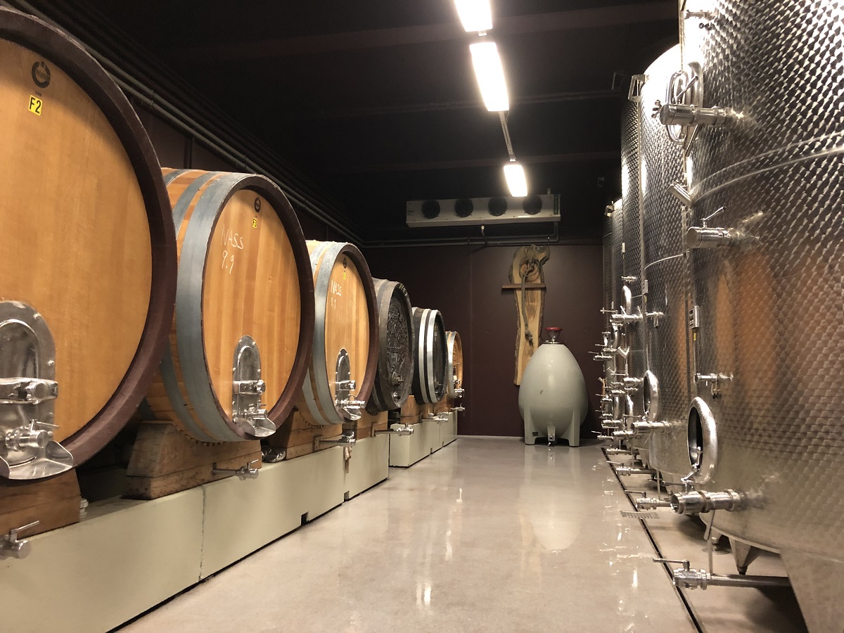 Chai à barriques du domaine Markus Huber