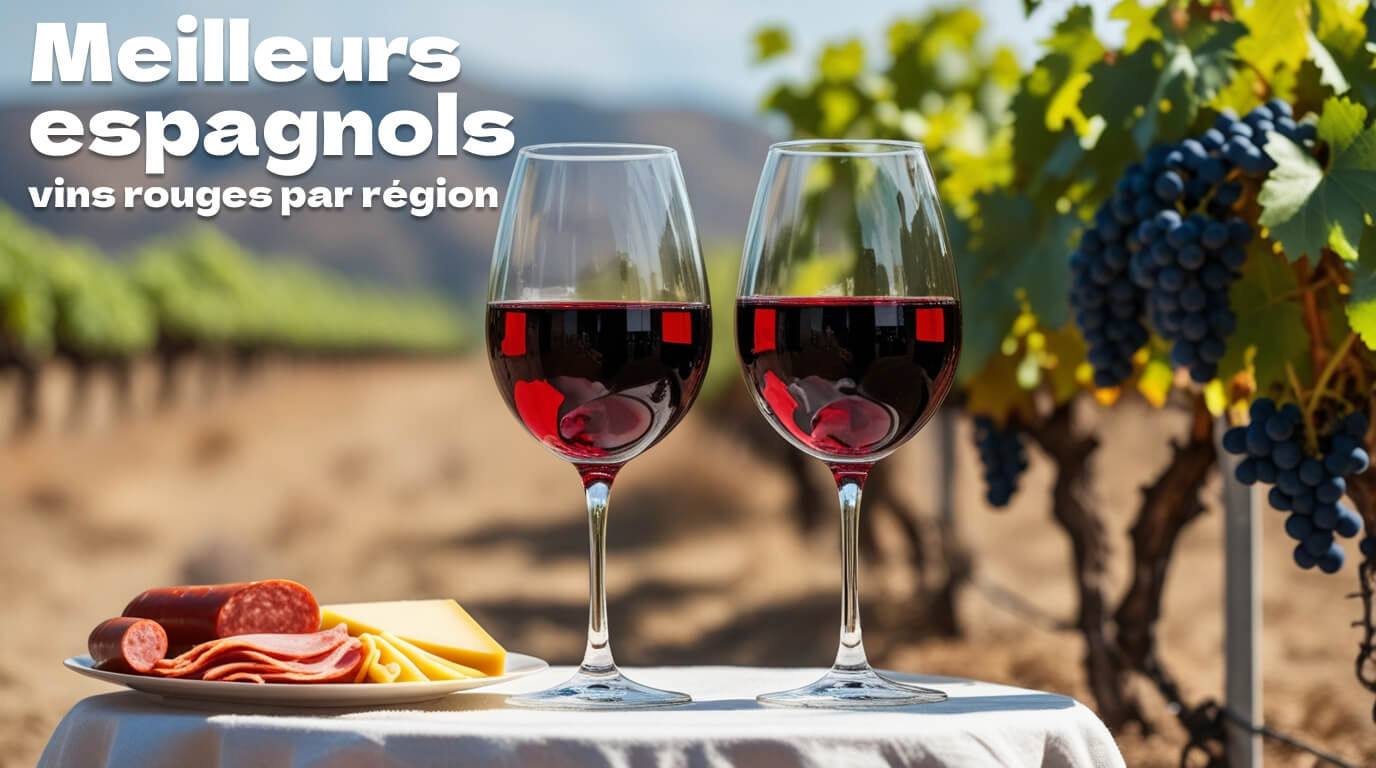 Meilleurs vins rouges espagnols par région