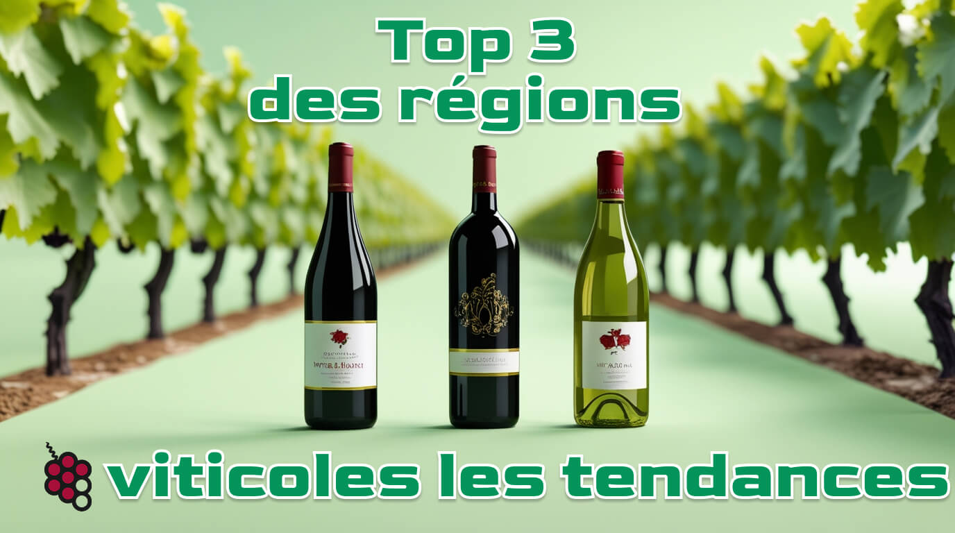 TOP 3 des régions viticoles les tendances à surveiller