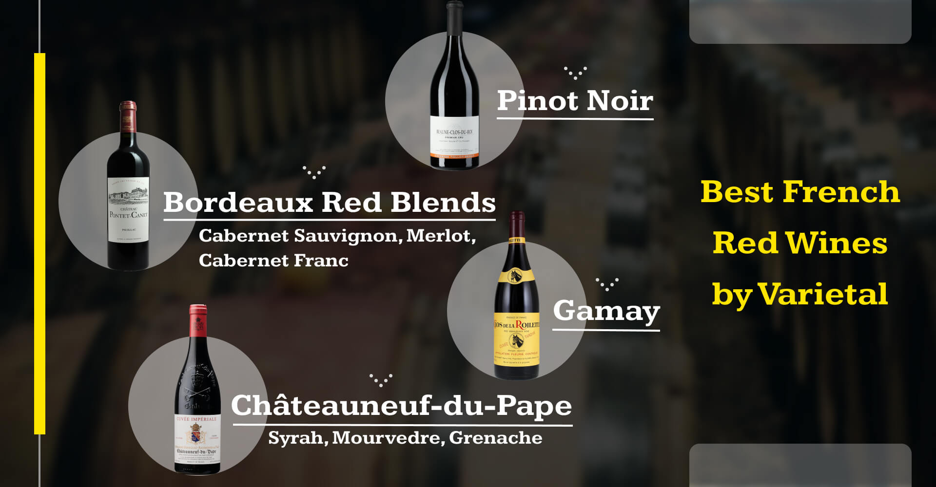 Meilleurs Vins Rouges Français par Cépage